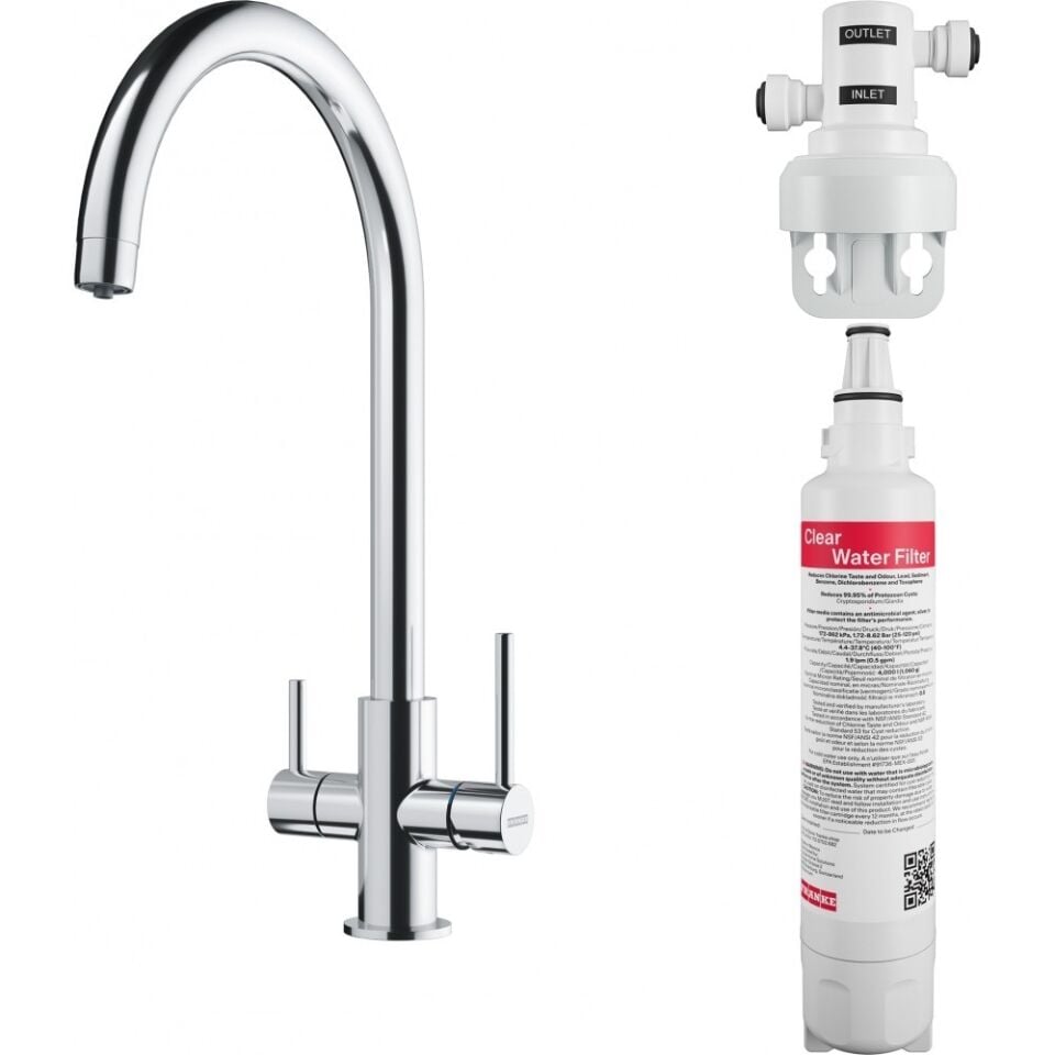 Franke Lina Clear Water Krom Filitreli Armatür