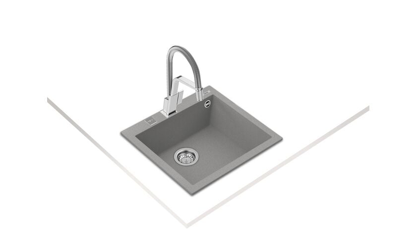 Teka FORSQUARE 50.40 TG Stone Grey Granit Eviye - 115230006