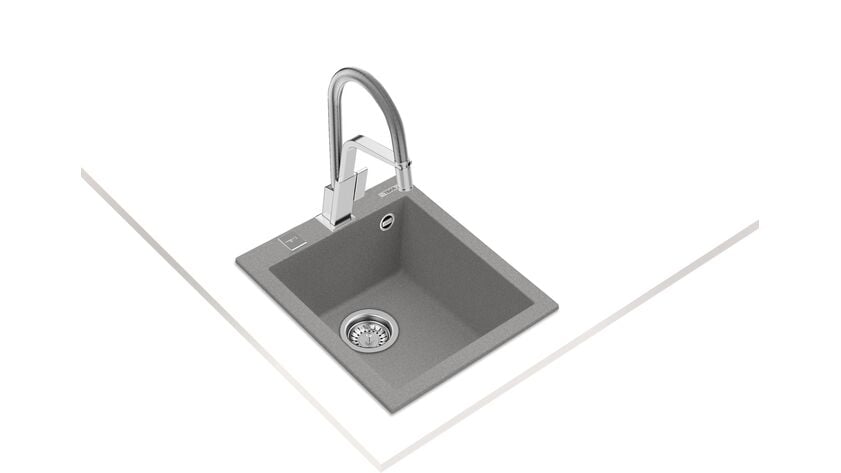 Teka FORSQUARE 34.40 TG Stone Grey Granit Eviye - 115230011