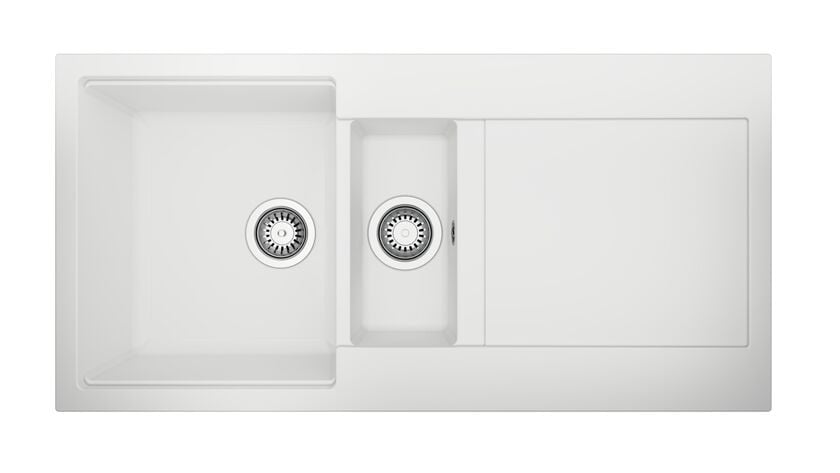 Teka CLIVO 60 B-TQ 1½B 1D Beyaz Granit Eviye - 115380004