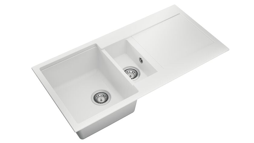 Teka CLIVO 60 B-TQ 1½B 1D Beyaz Granit Eviye - 115380004