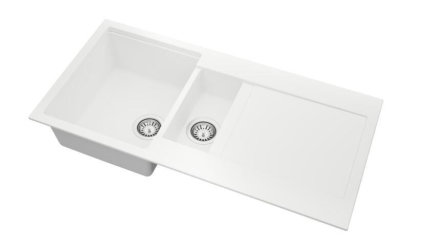 Teka CLIVO 60 B-TQ 1½B 1D Beyaz Granit Eviye - 115380004