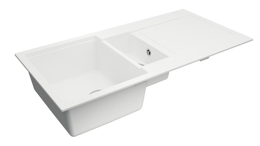 Teka CLIVO 60 B-TQ 1½B 1D Beyaz Granit Eviye - 115380004