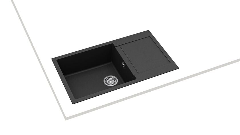 Teka CLIVO 60 B-TQ 1B 1D Siyah Granit Eviye - 115350005