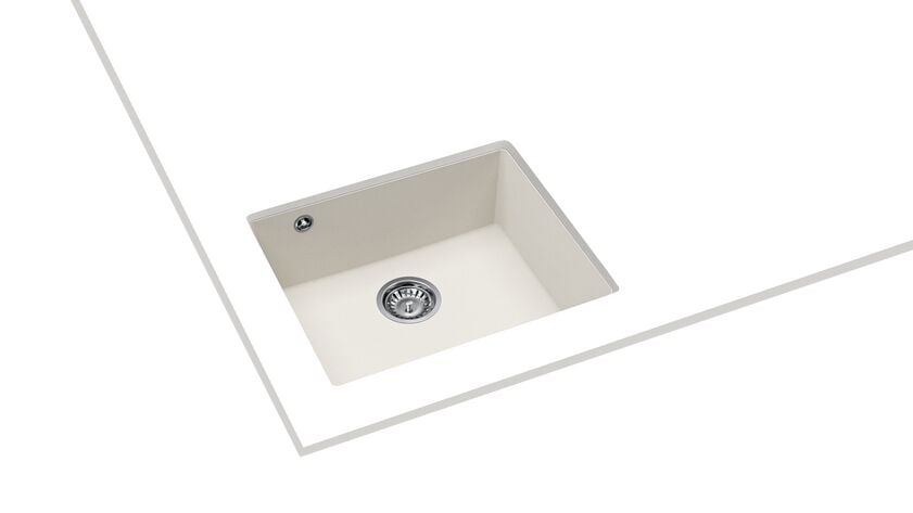 Teka CAVE 49.50 B-TQ Beyaz Granit Eviye - 115250001