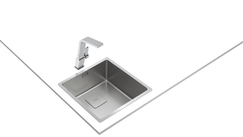Teka FLEXLINEA RS15 40.40 PURECLEAN Çelik Eviye - 115000053