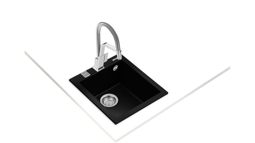 Teka FORSQUARE 34.40 TG Black Granit Eviye - 115230010