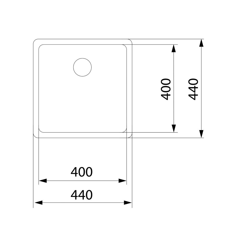 Teka BE LINEA PURECLEAN 40.40 Çelik Eviye - 115000064
