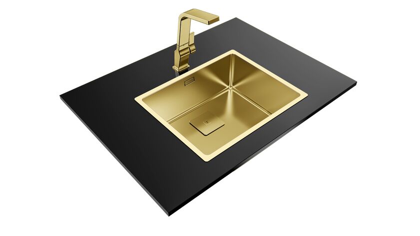 Teka FLEXLINEA RS15 50.40 BRASS Çelik Eviye - 115000023