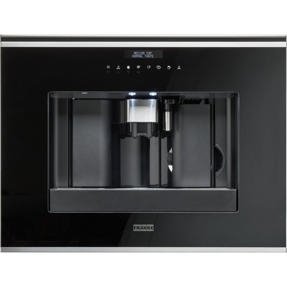 Franke Mythos FMY 45 CM XS Siyah + Inox Ankastre Kahve Makinesi