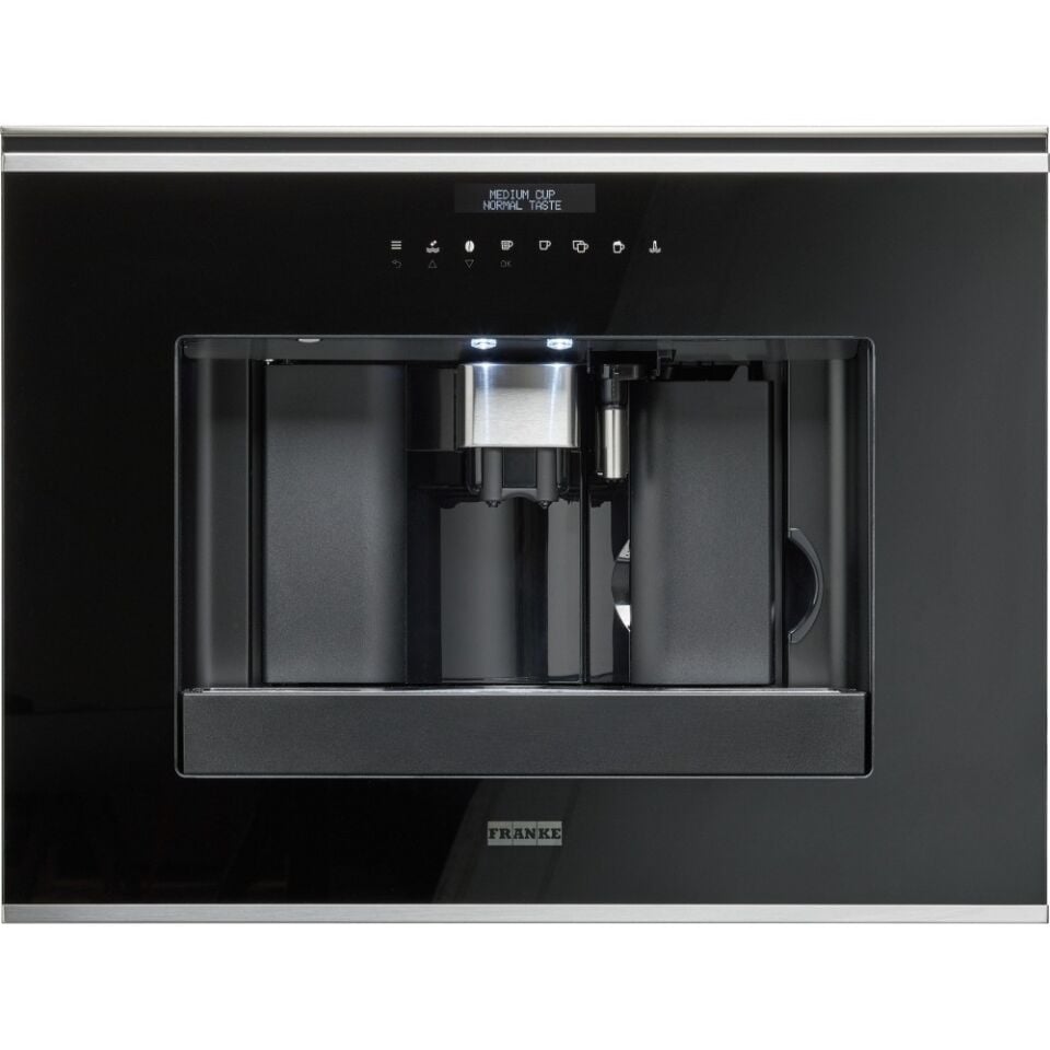 Franke Mythos FMY 45 CM XS Siyah + Inox Ankastre Kahve Makinesi