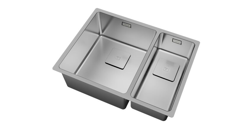 Teka FLEXLINEA RS15 2B 580 Parlak Yüzey Çelik Eviye - 115030010