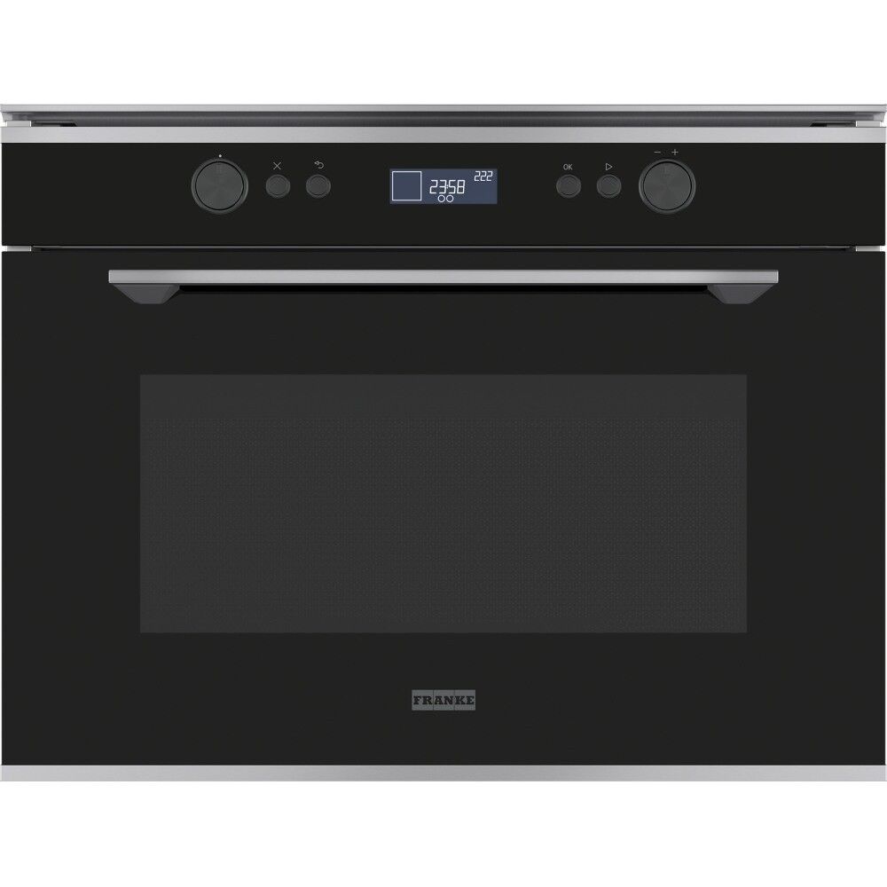 Franke Mythos FMY 45 MW XS Buharlı Siyah + Inox Mikrodalga