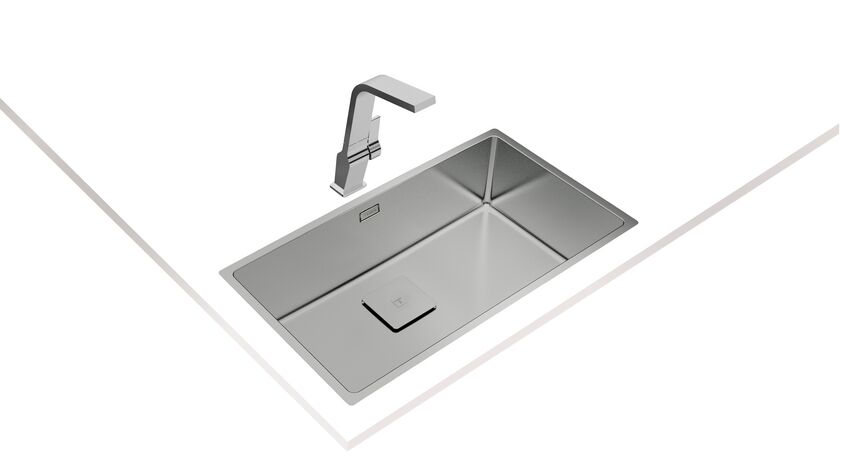 Teka FLEXLINEA RS15 2B 71.40 Parlak Yüzey Çelik Eviye - 115000011