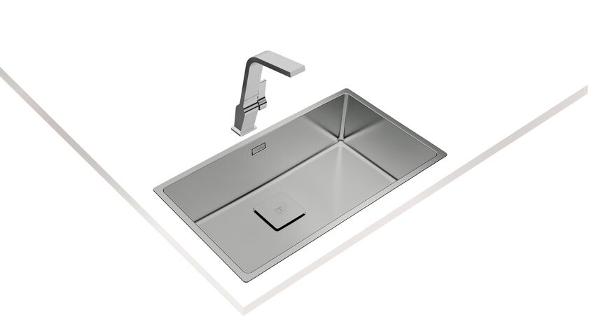 Teka FLEXLINEA RS15 2B 71.40 Parlak Yüzey Çelik Eviye - 115000011