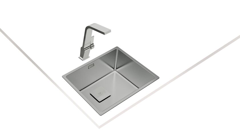 Teka FLEXLINEA RS15 50.40 Parlak Yüzey Çelik Eviye - 115000012
