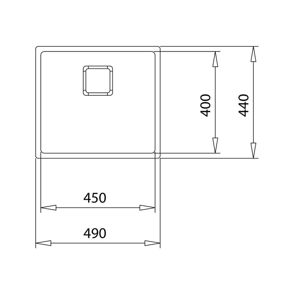 Teka FLEXLINEA RS15 45.40 Parlak Yüzey Çelik Eviye - 115000013