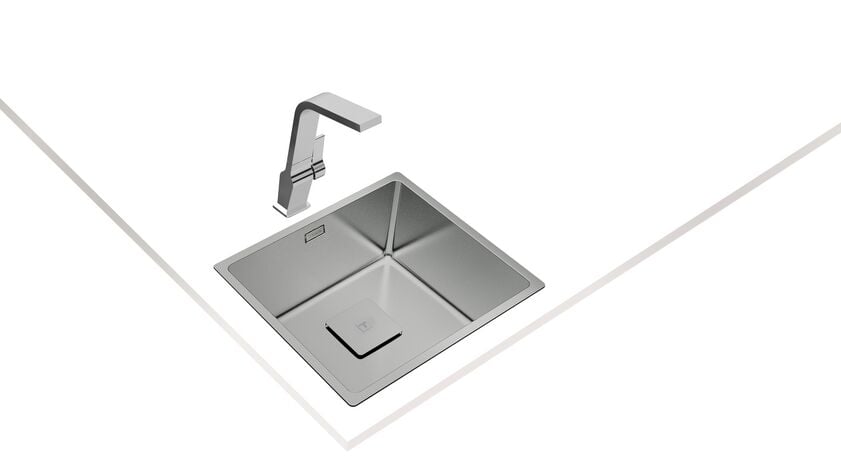 Teka FLEXLINEA RS15 45.40 Parlak Yüzey Çelik Eviye - 115000013