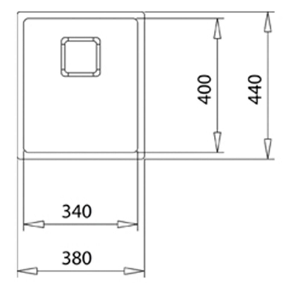Teka FLEXLINEA RS15 34.40 Parlak Yüzey Çelik Eviye - 115000015