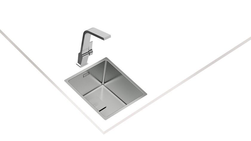 Teka FLEXLINEA RS15 34.40 Parlak Yüzey Çelik Eviye - 115000015