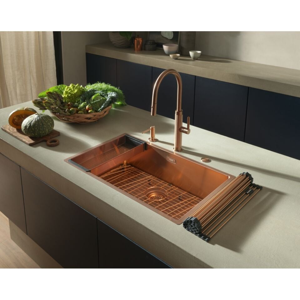 Franke Mythos Masterpiece BXM 210/110-68 Copper Eviye