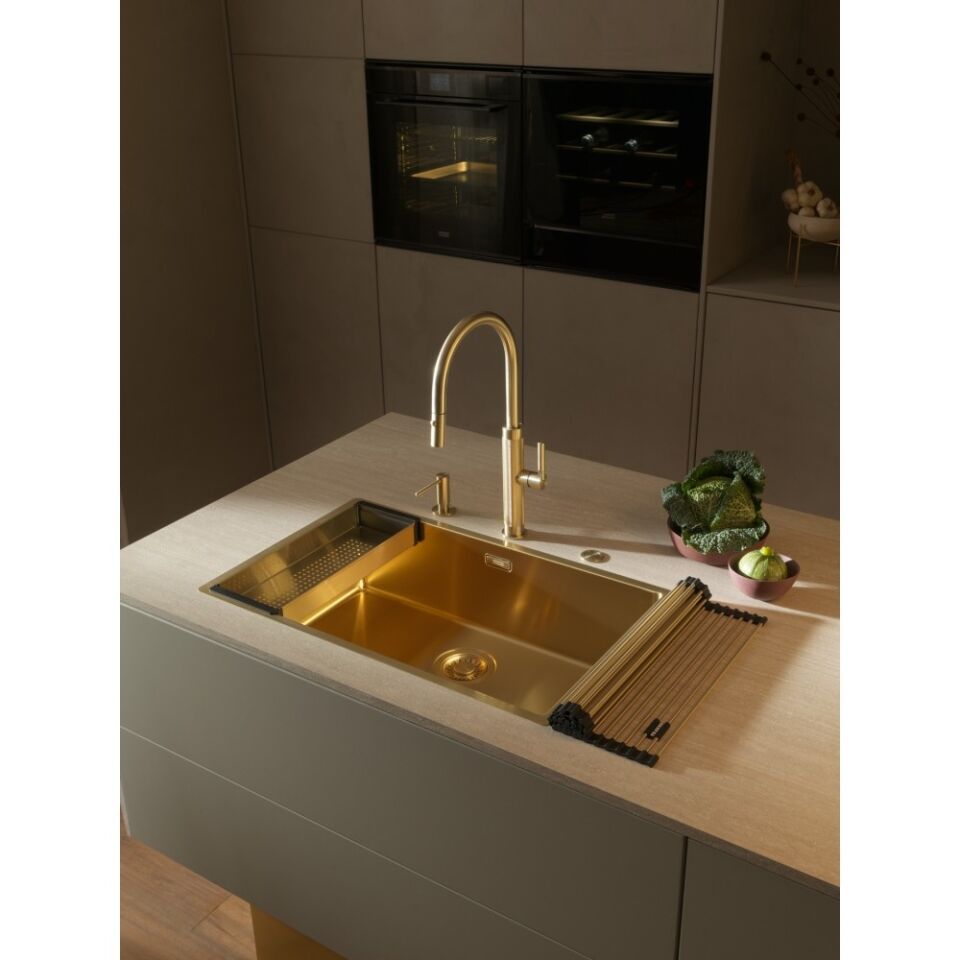 Franke Mythos Masterpiece BXM 210/110-68 Gold Eviye