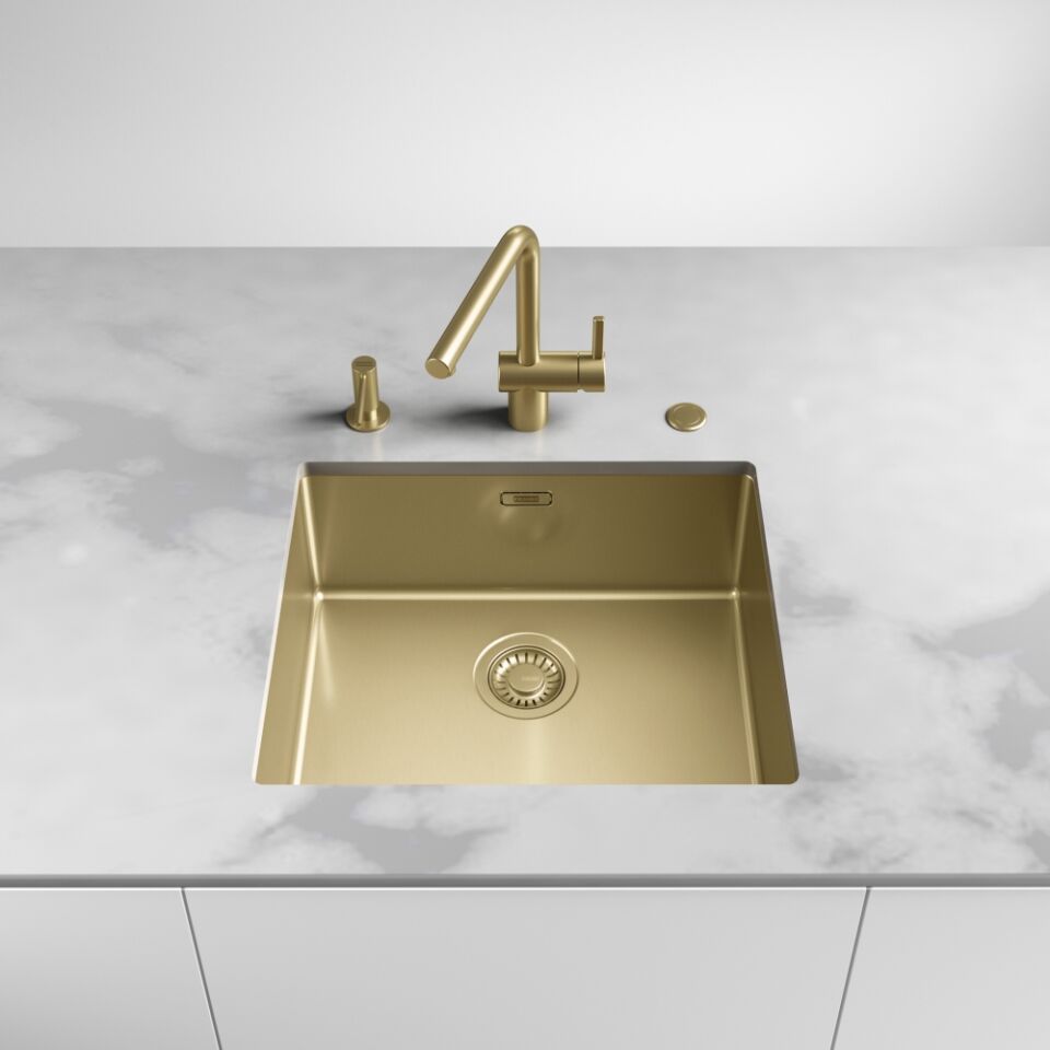 Franke Mythos Masterpiece BXM 210/110-50 Gold Eviye