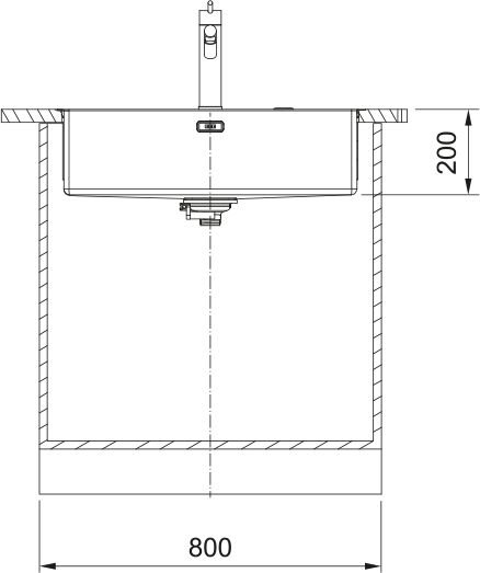Franke Mythos Masterpiece BXM 210/110-68 Antrasit Eviye