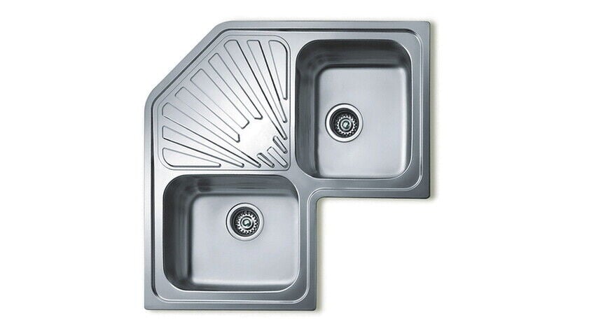 Teka CLASSIC ANGULAR 2B Parlak Yüzey Çelik Eviye - 10118008