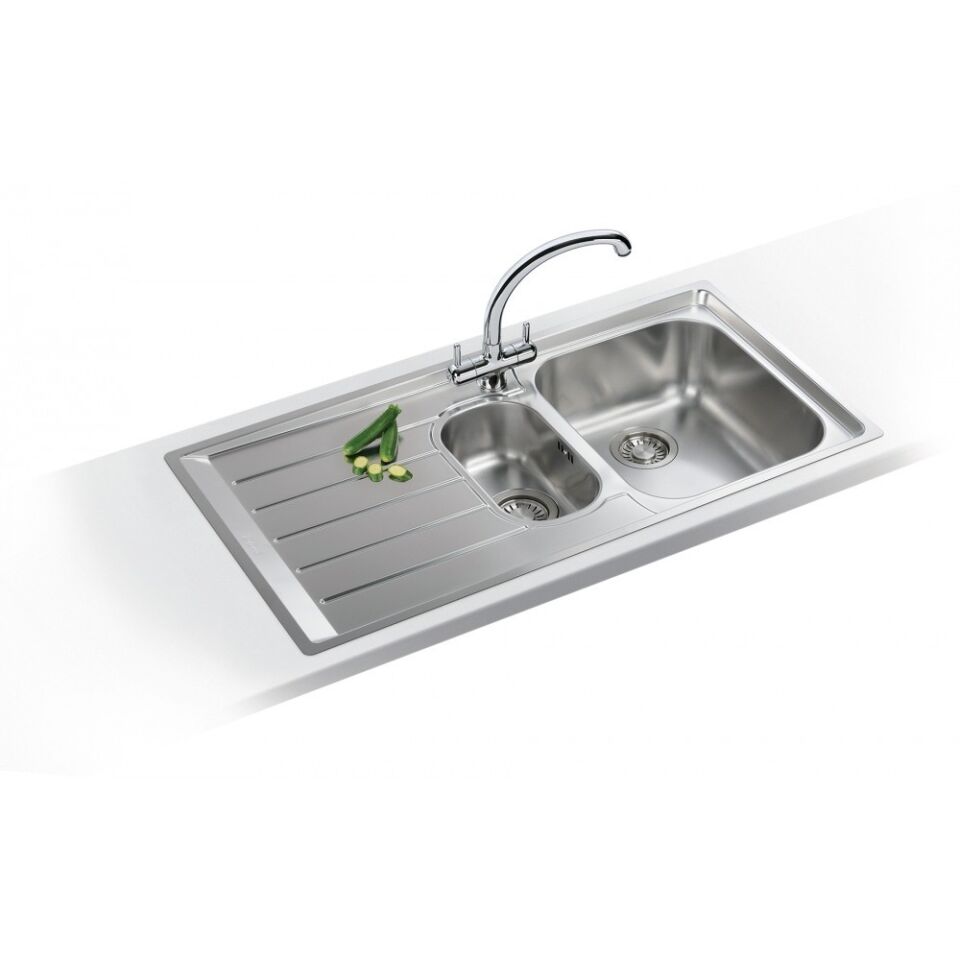 Franke Neptun Slimtop NEX 251-100 İnox Sağ Damlalıklı Çelik Eviye