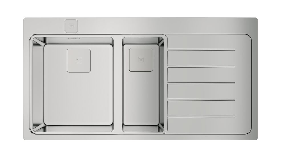 Teka ZENIT RS15 1½B 1D Sağ Damlalıklı Çelik Eviye - 115130000
