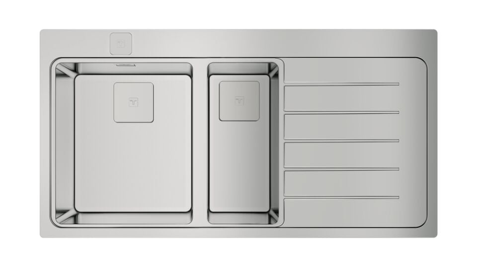 Teka ZENIT RS15 1½B 1D Sağ Damlalıklı Çelik Eviye - 115130000