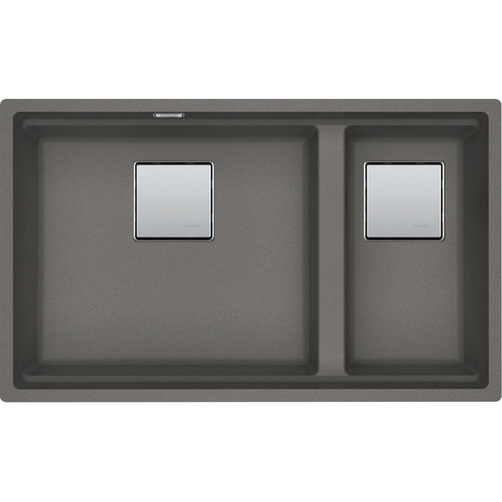 Franke Kubus 2 KNG 120 Stone Grey Granit Eviye