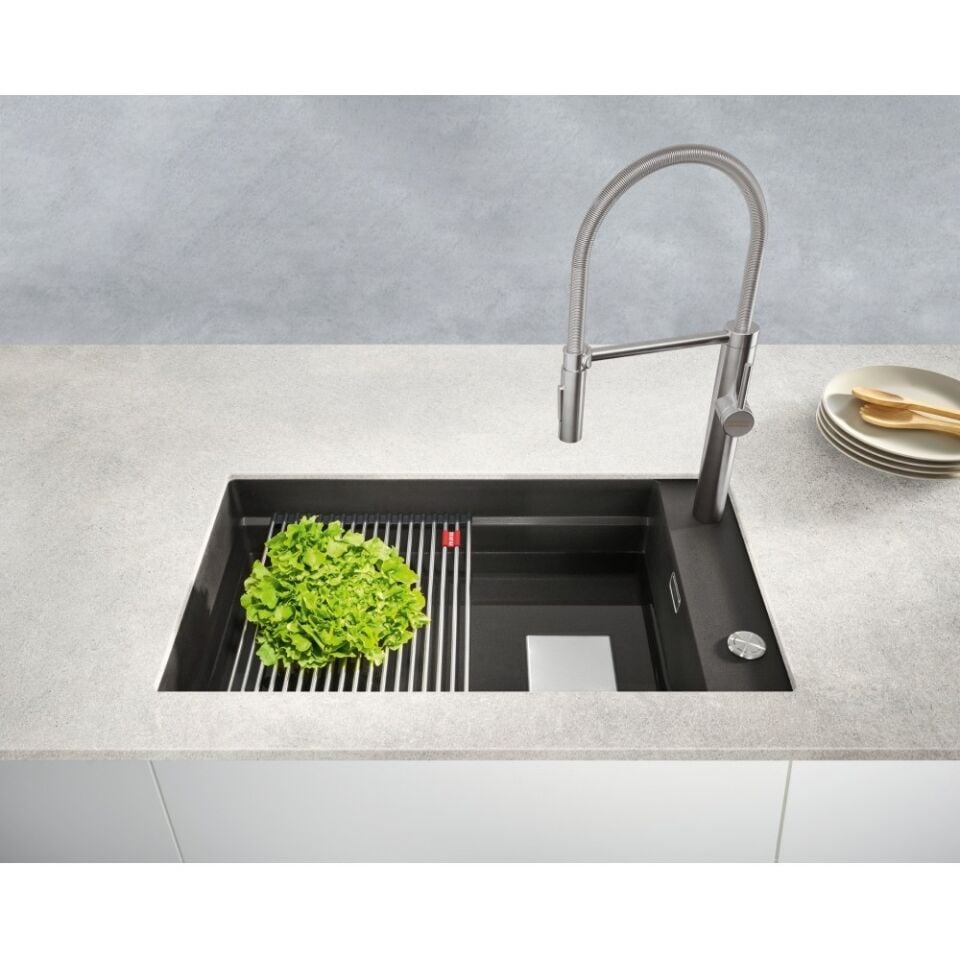 Franke Kubus 2 KNG 110-62 Nero Granit Eviye