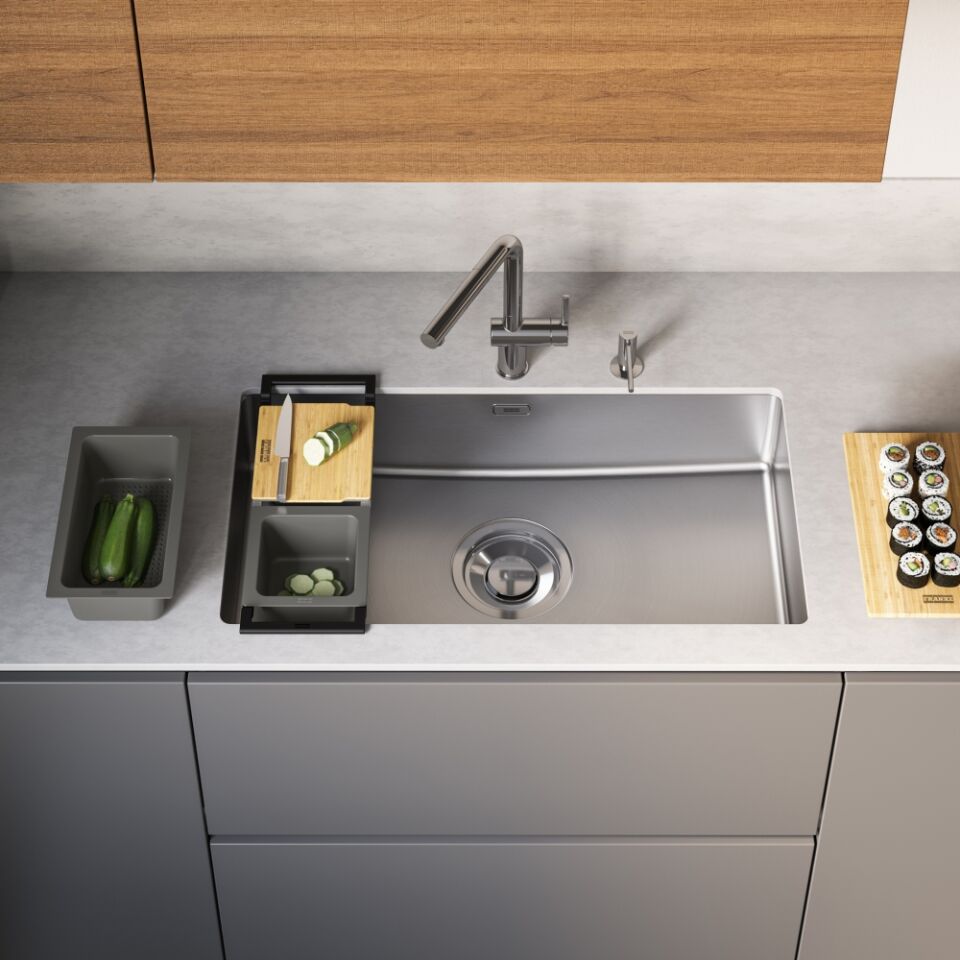 Franke Maris Quiet MQX 110-82 Inox Eviye