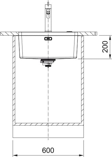 Franke Mythos MYX 110-55 Inox Tezgah Altı Çelik Eviye