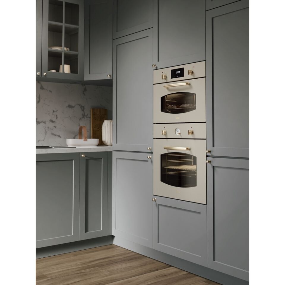 Franke Classicline FCO 86 H PW Rustik Krem Ankastre Fırın