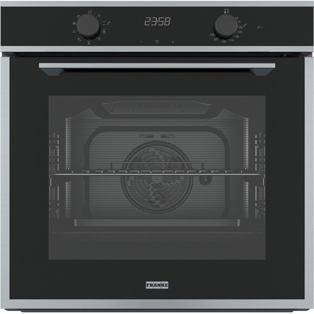 Franke Maris FMA 86 H XS Siyah + Inox Ankastre Fırın