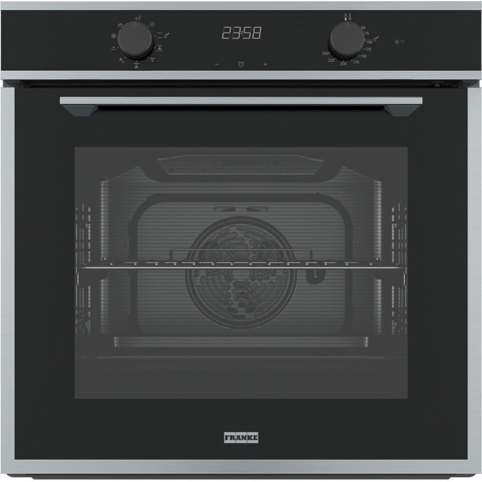 Franke Maris FMA 86 H XS Siyah + Inox Ankastre Fırın