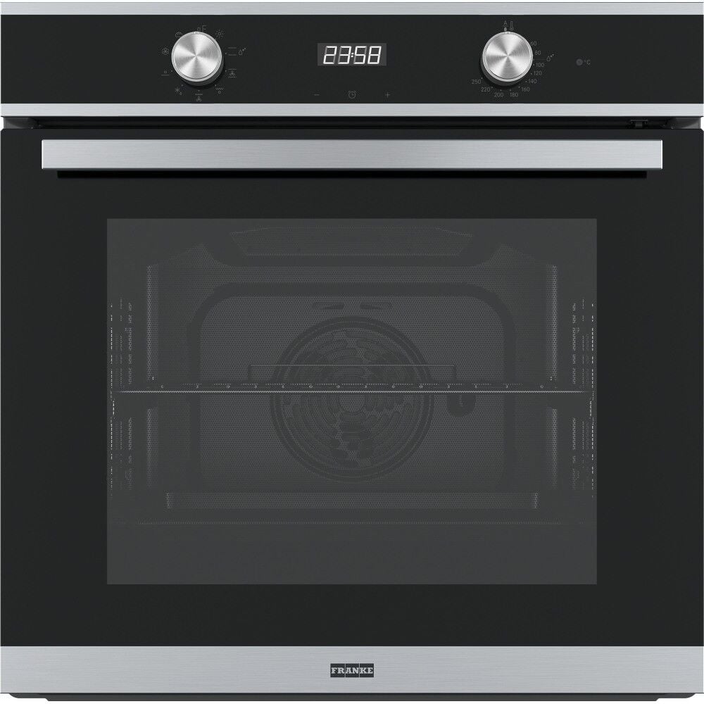 Franke Smart FSM 86 H XS Siyah + Inox Ankastre Fırın