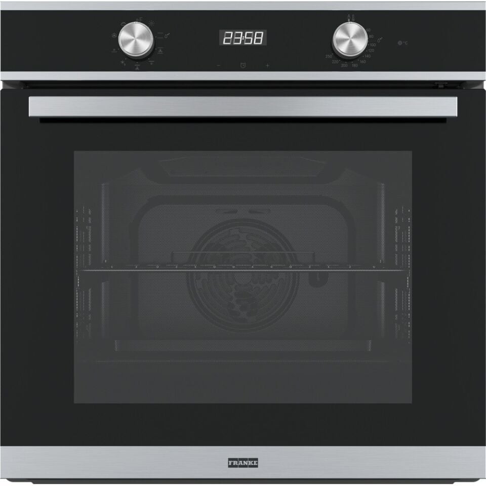 Franke Smart FSM 86 H XS Siyah + Inox Ankastre Fırın