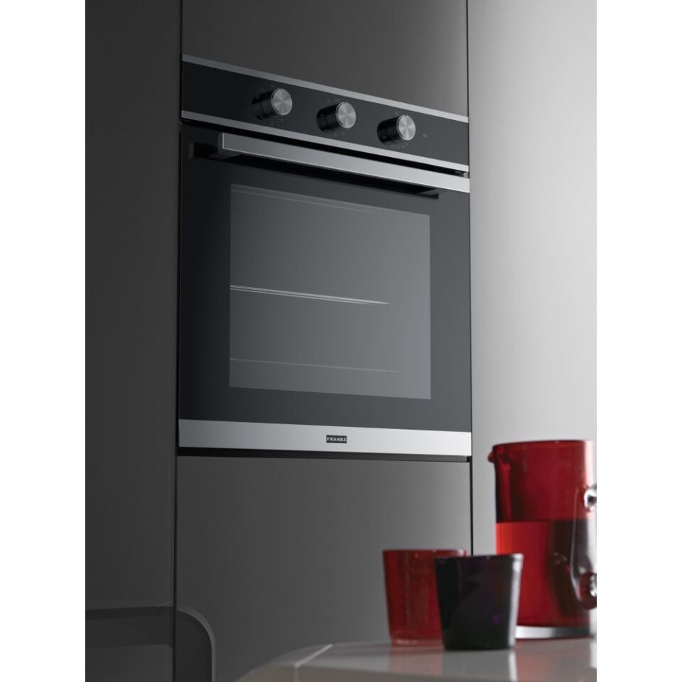 Franke Smart FSM 82 H XS Siyah/Inox Ankastre Fırın