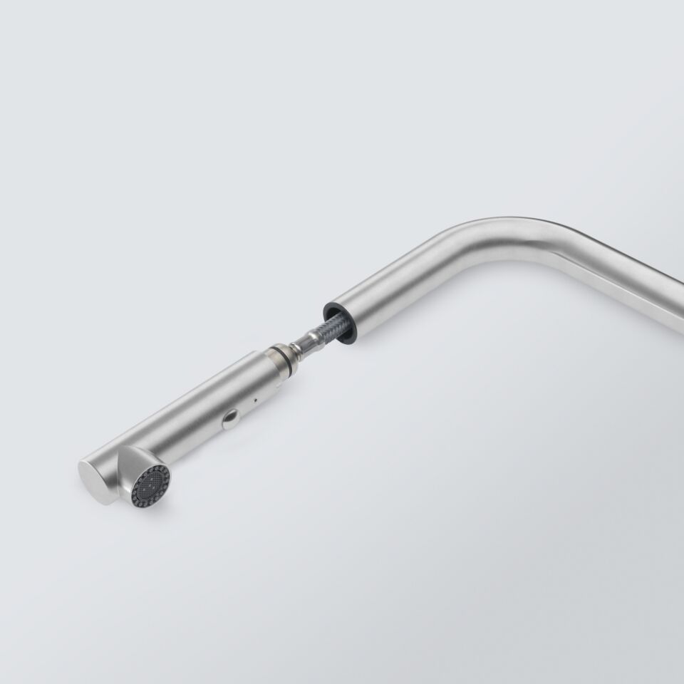 Franke Atlas Neo Slim Sprey Spiralli Çelik Armatür