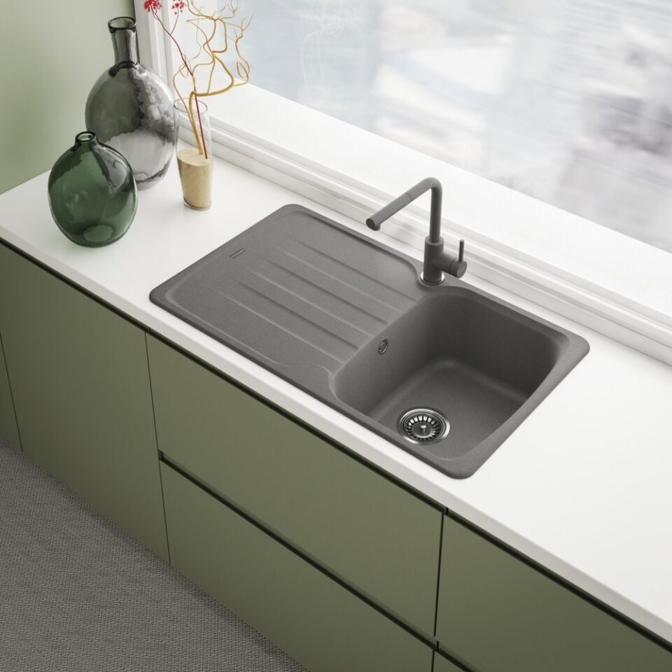 Franke Lina L Spiralli Stone Grey Armatür