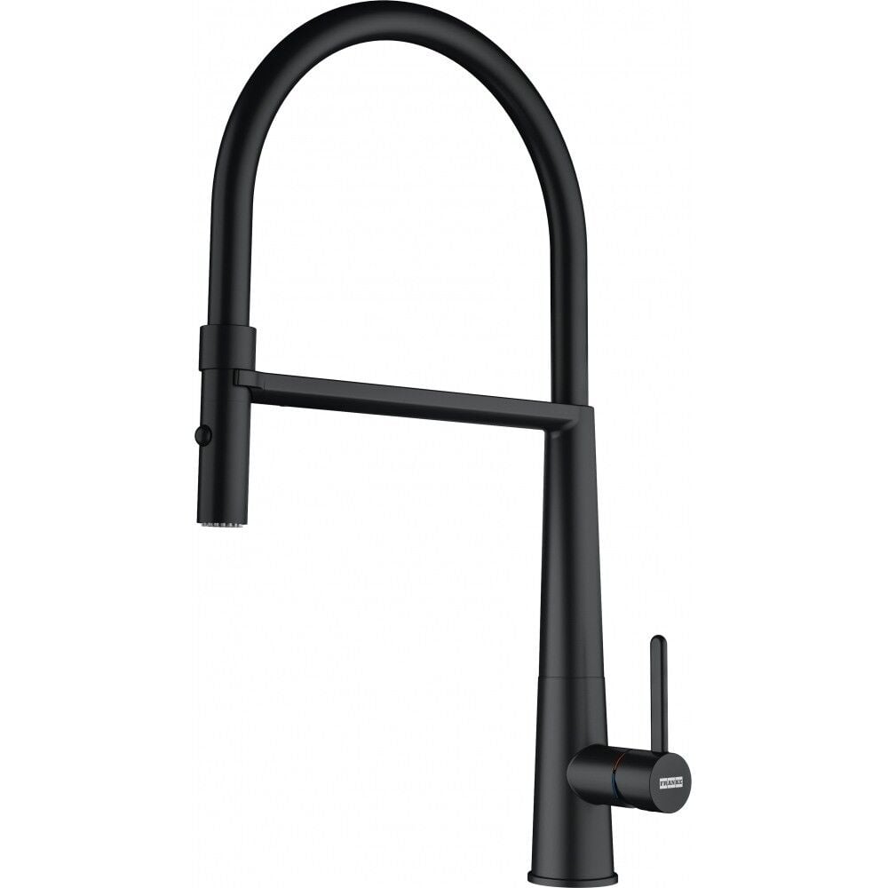 Franke Icon Semi Pro Duşlamalı Spiralli Matt Black Armatür