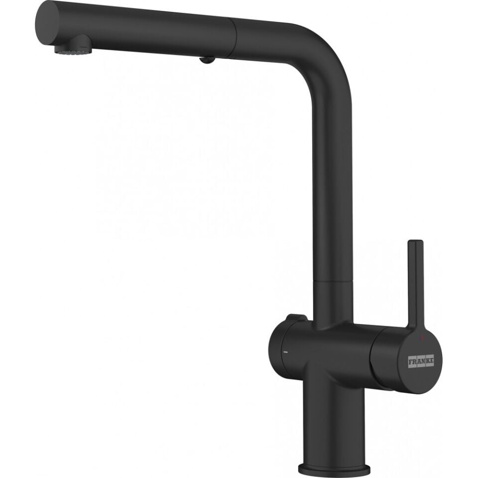Franke Active Twist Duşlamalı Spiralli Mat Black Armatür