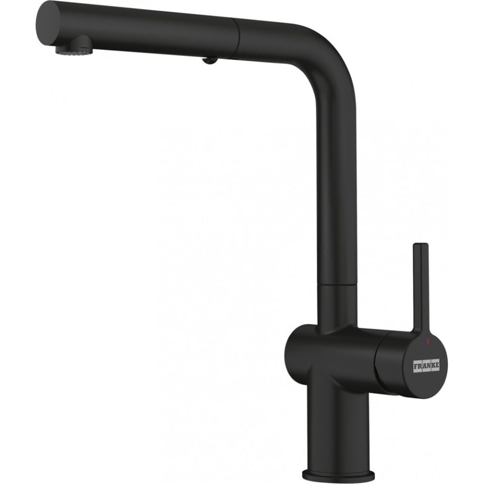 Franke Active Plus Metalic Doccia Matt Black Duşlamalı Spiralli Armatür