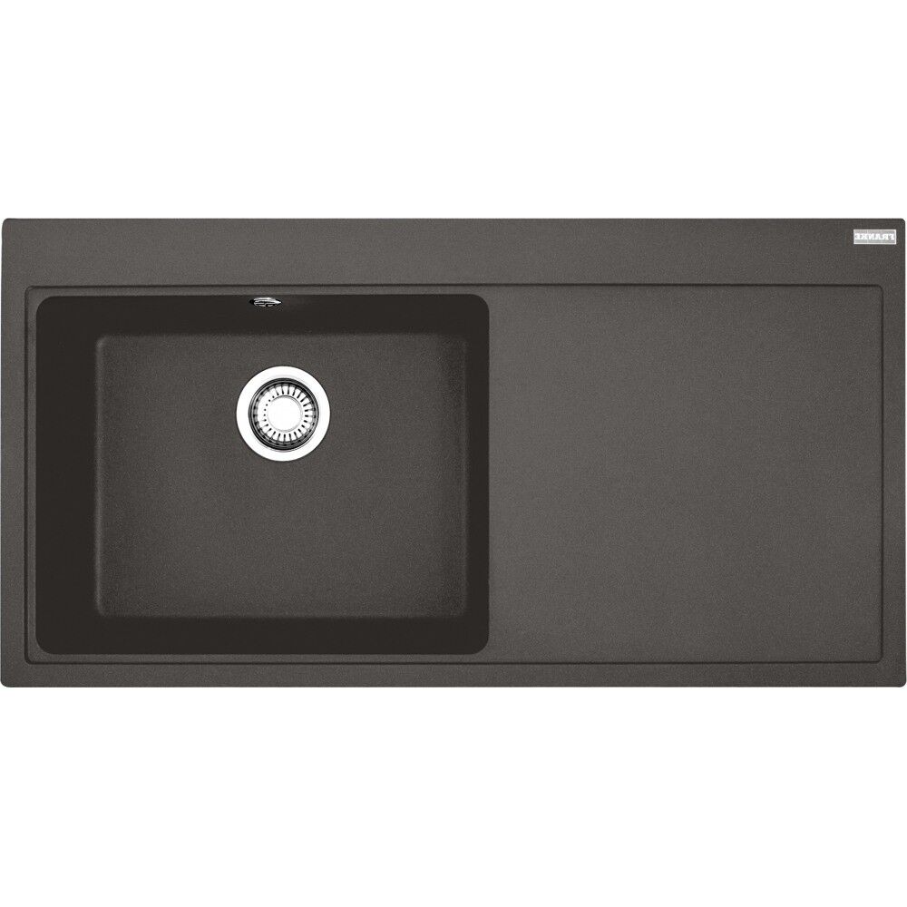 Franke Mythos MTG 611-100 SAĞ Damlalıklı Slate Grey Granit Eviye
