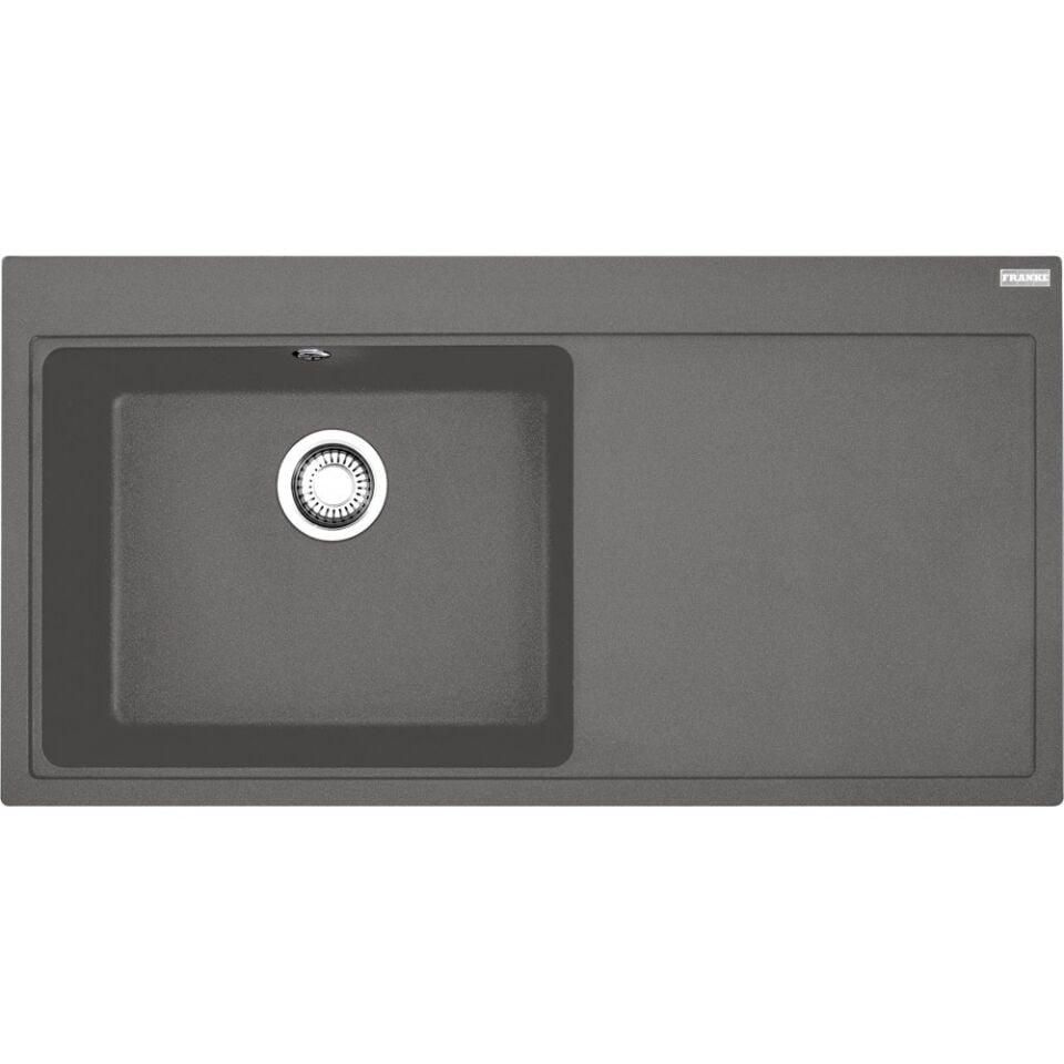 Franke Mythos MTG 611-100 SAĞ Damlalıklı Stone Grey Granit Eviye