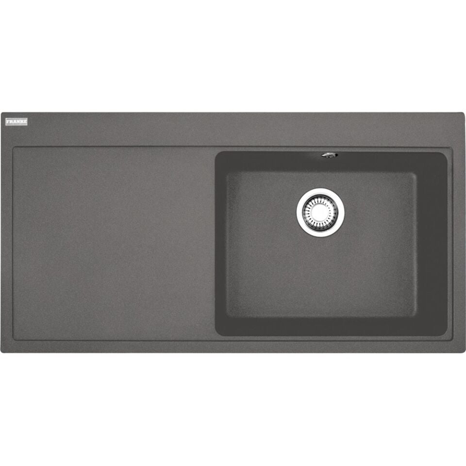 Franke Mythos MTG 611-100 SOL Damlalıklı Stone Grey Granit Eviye